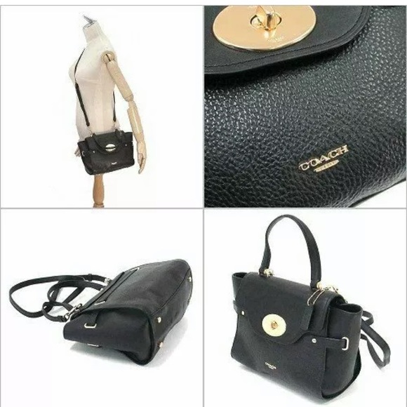 Authentic Coach pebbled leather Satchel/Crosby 🥀 - Picture 2 of 8